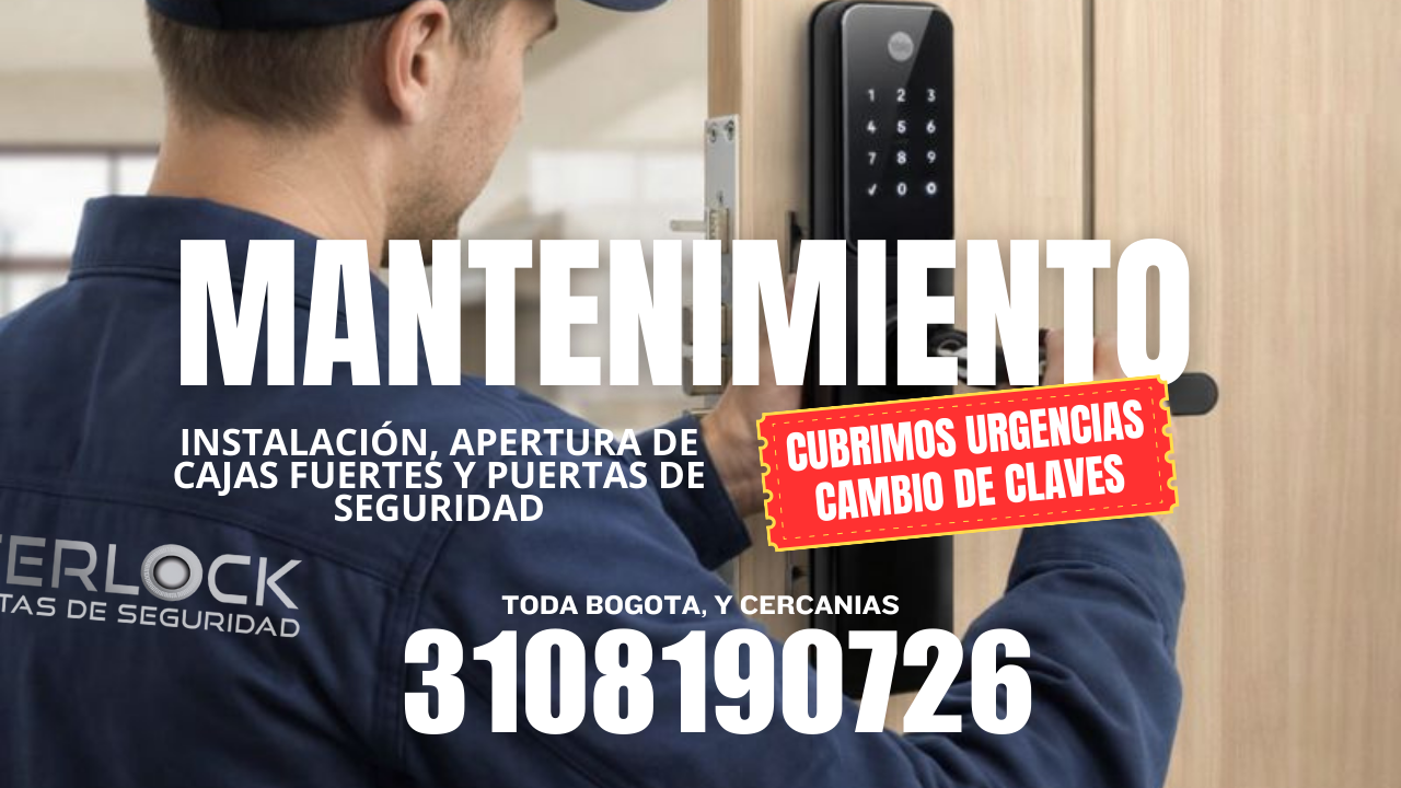 apertura de cajas fuertes en bogota