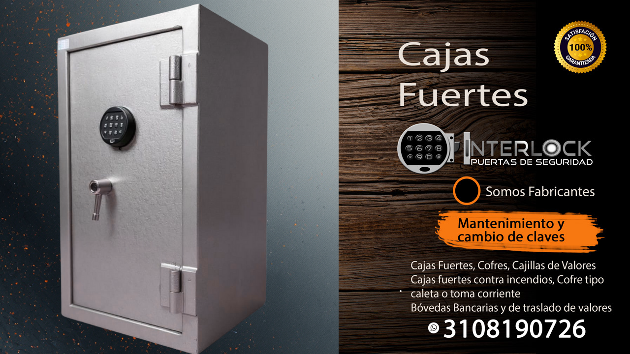 interlock security cajas fuertes en bogota